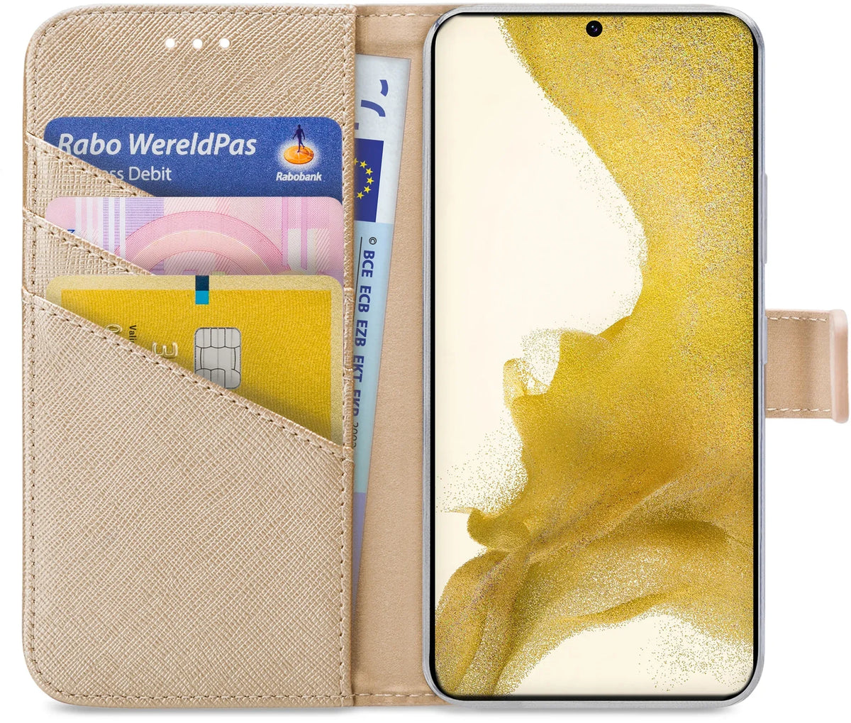 My Style Flex Wallet For Samsung Galaxy S22+ 5G Gold - Essentify