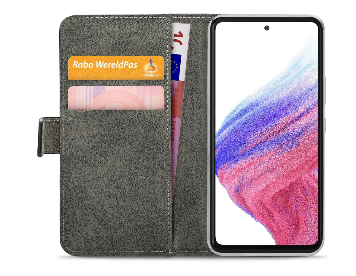Mobilize Classic Gelly Wallet Book Case Samsung Galaxy A53 5G Black - Essentify