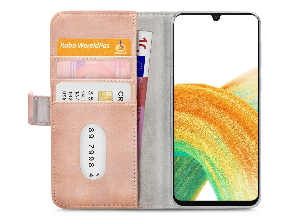 Mobilize Elite Gelly Wallet Book Case Samsung Galaxy A33 5G Soft Pink - Essentify