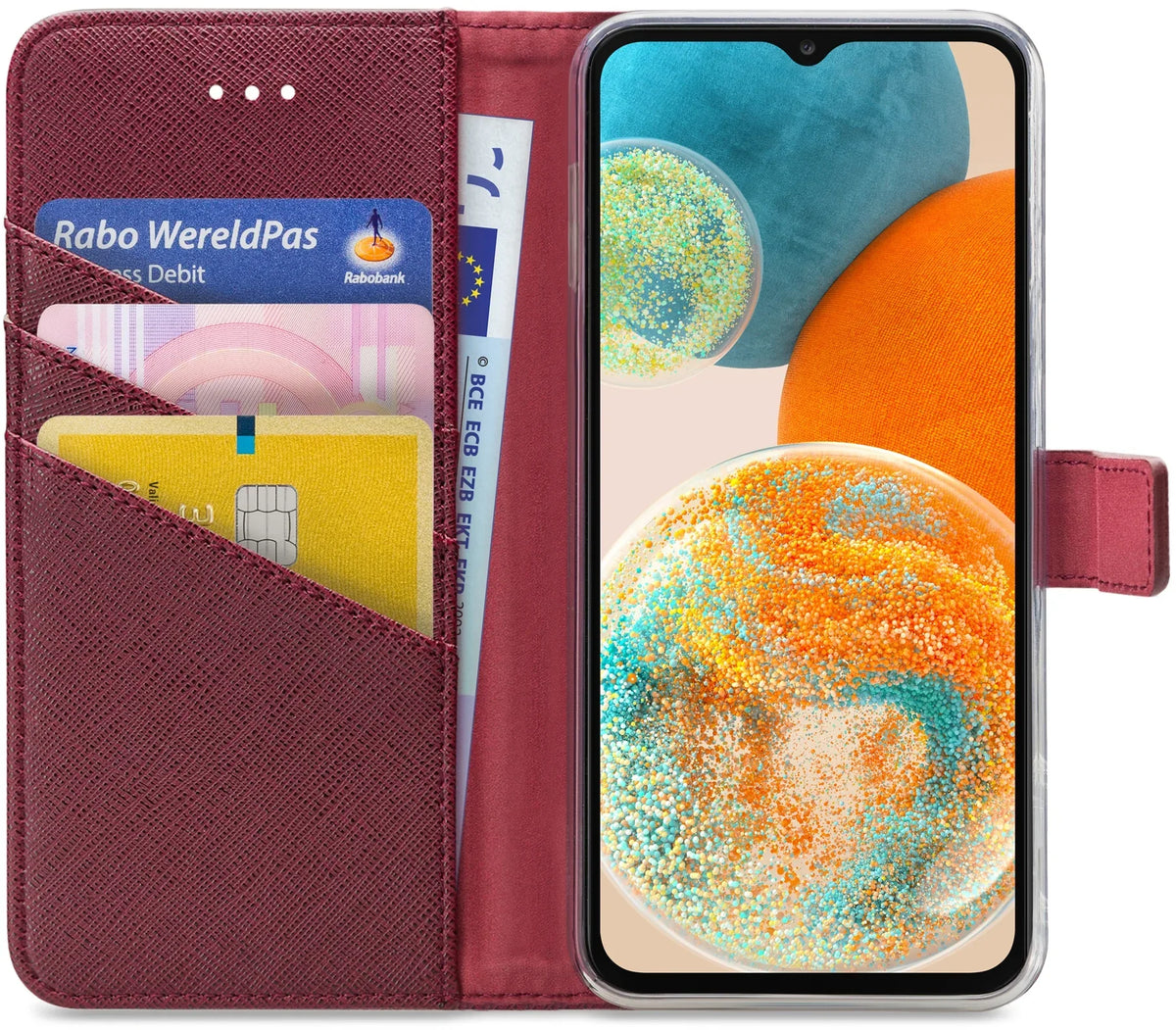 My Style Flex Wallet For Samsung Galaxy A23 5G Bordeaux - Essentify