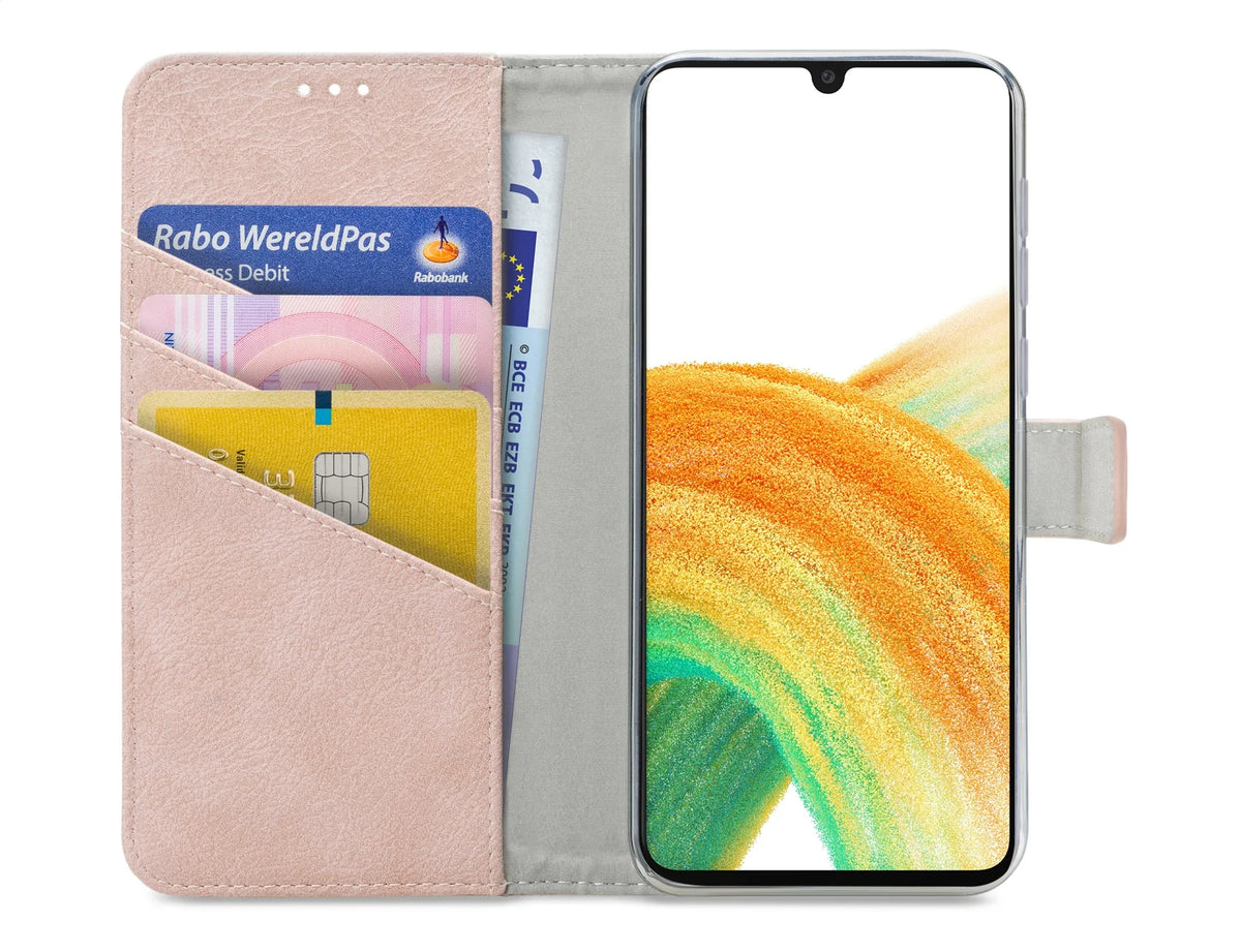 My Style Flex Wallet For Samsung Galaxy A33 5G Pink - Essentify