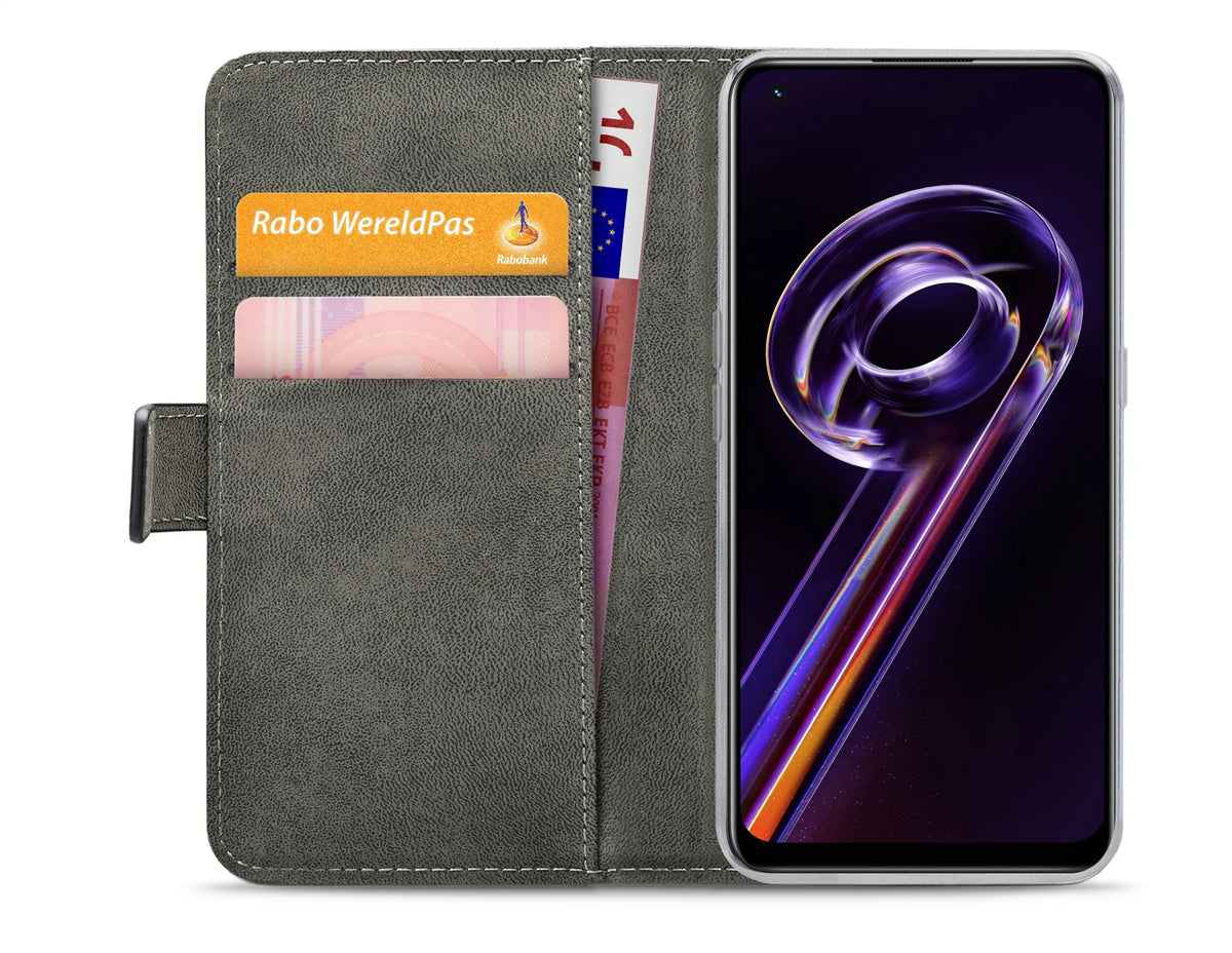 Mobilize Classic Gelly Wallet Book Case Realme 9 4G/9 Pro+ Black - Essentify