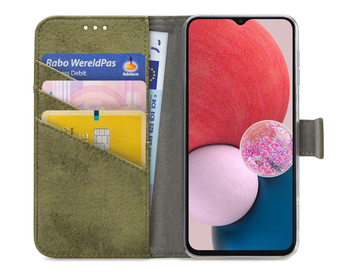 My Style Flex Wallet For Samsung Galaxy A13 4G Olive - Essentify