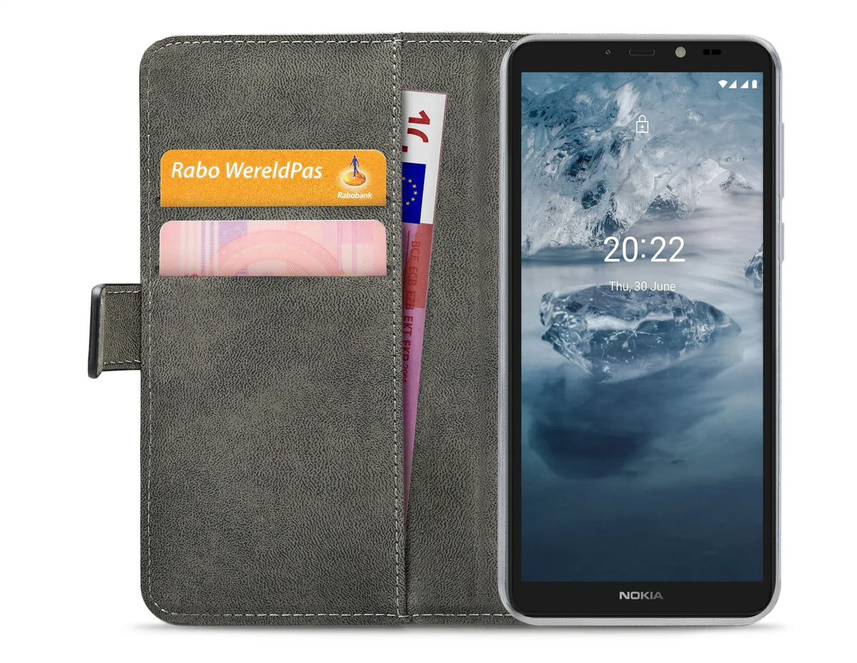 Mobilize Classic Gelly Wallet Book Case Nokia C2 2E Black - Essentify