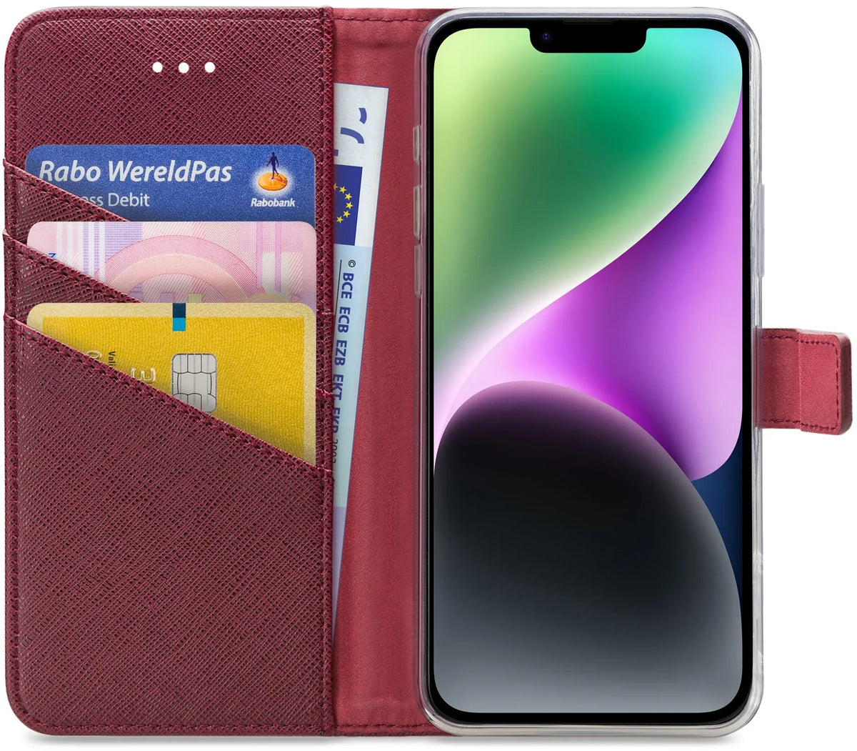 My Style Flex Wallet For Apple Iphone 14 Plus Bordeaux - Essentify