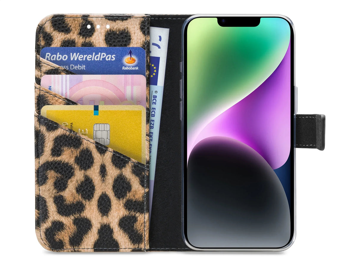 My Style Flex Wallet For Apple Iphone 13/14/15 Leopard - Essentify