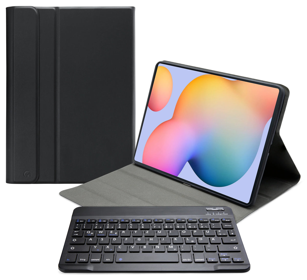 Mobilize Detachable Bluetooth Keyboard Case Samsung Galaxy Tab S6 Lite 10.4 (2020/2022) Black Qwertz - Essentify