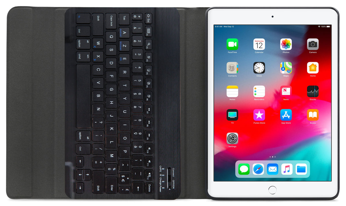 Mobilize Detachable Bluetooth Keyboard Case Apple Ipad Air/Air 2/Pro 9.7/9.7 2017/2018 Black Azerty - Essentify