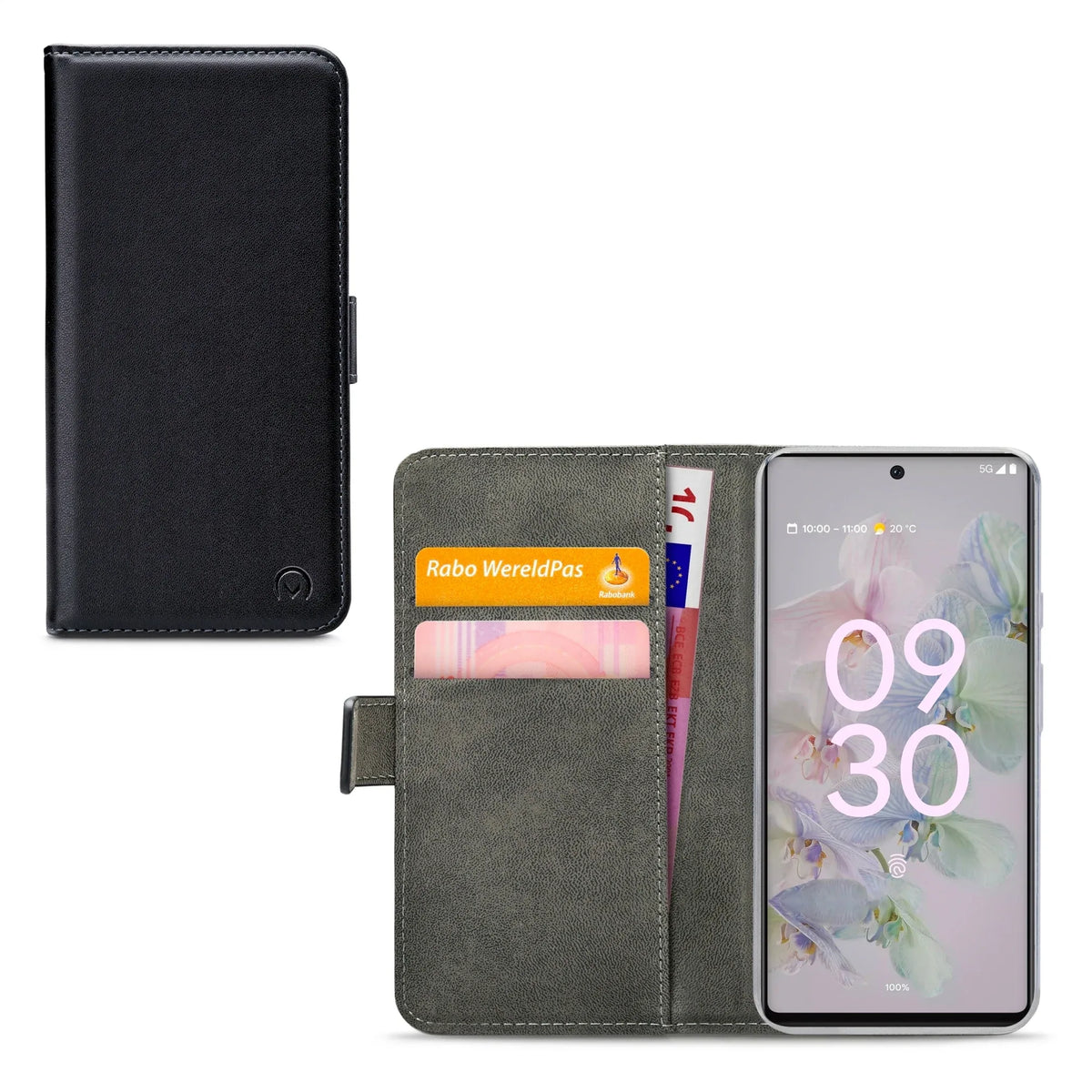 Mobilize Classic Gelly Wallet Book Case Google Pixel 6A Black - Essentify