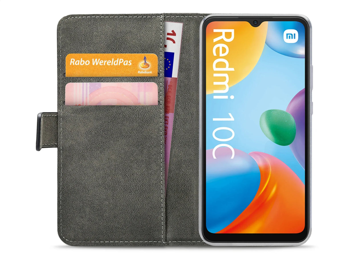 Mobilize Classic Gelly Wallet Book Case Xiaomi Redmi 10C Black - Essentify