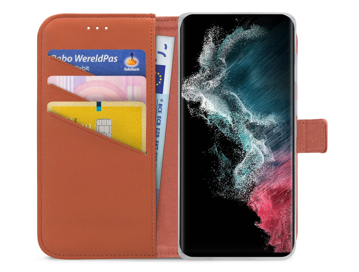 My Style Flex Wallet For Samsung Galaxy S22 Ultra 5G Rust Red - Essentify