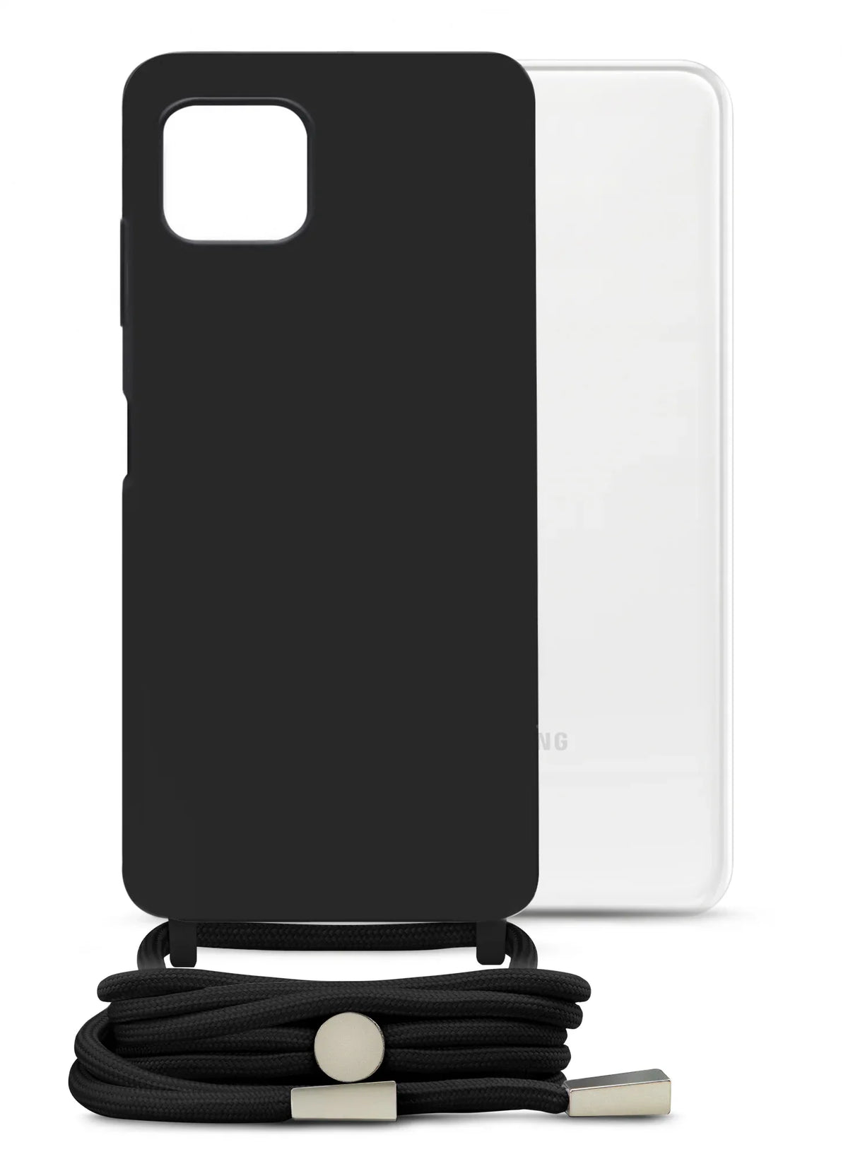 Mobilize Lanyard Gelly Case For Samsung Galaxy A22 5G Black - Essentify
