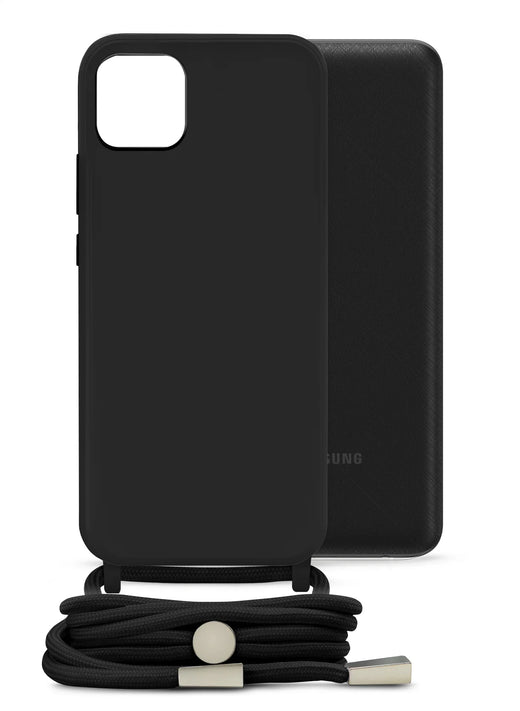 Mobilize Lanyard Gelly Case For Samsung Galaxy A03 Black - Essentify