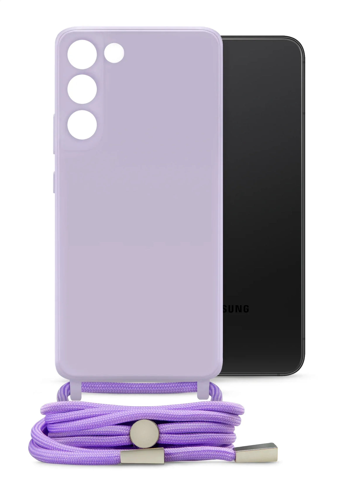 Mobilize Lanyard Gelly Case For Samsung Galaxy S22+ 5G Pastel Purple - Essentify