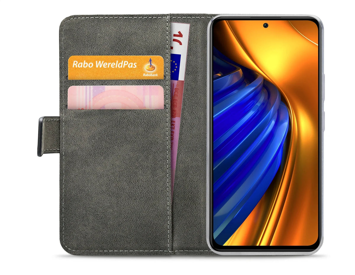 Mobilize Classic Gelly Wallet Book Case Xiaomi Poco F4 5G Black - Essentify
