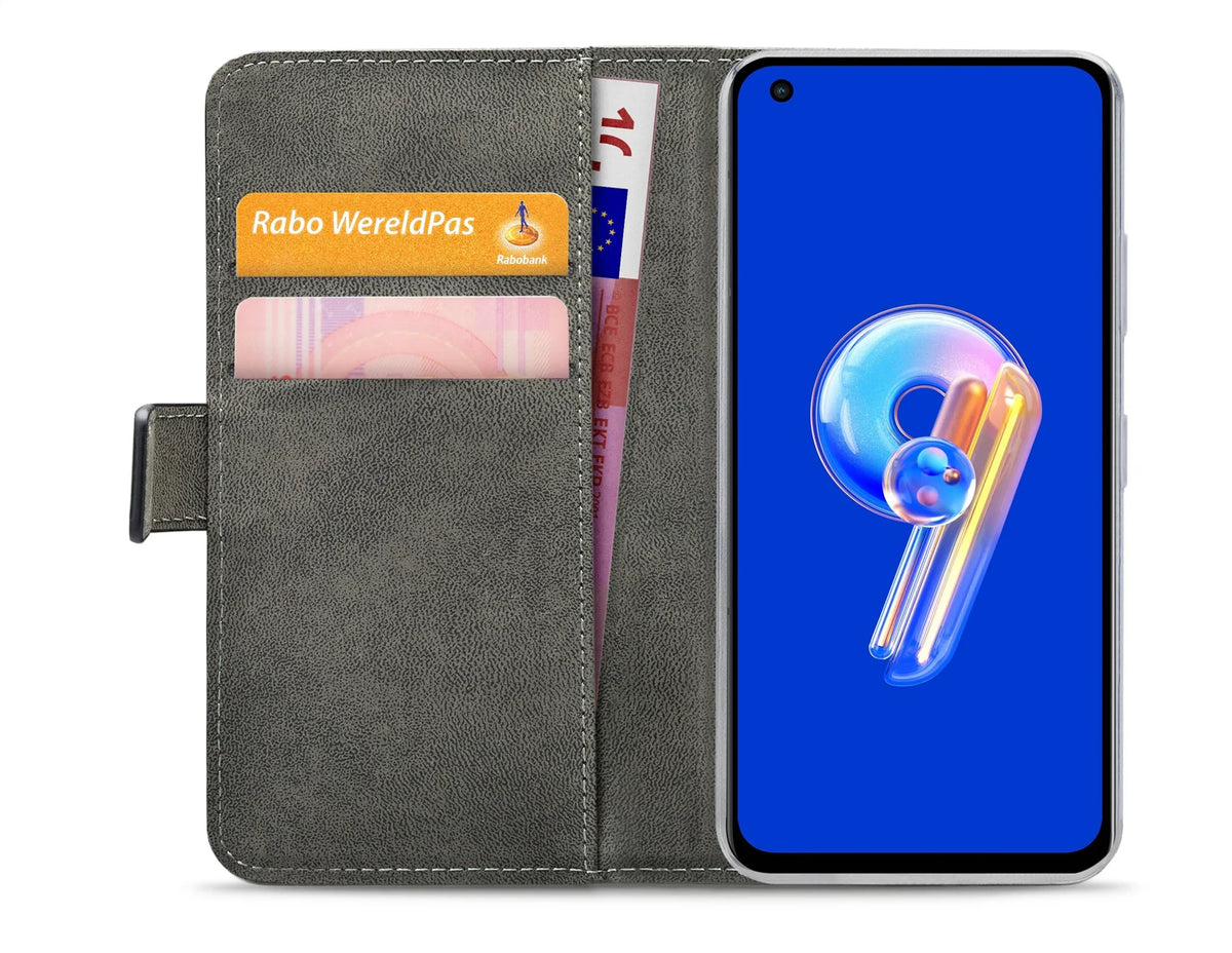 Mobilize Classic Gelly Wallet Book Case Asus Zenfone 9 Black - Essentify