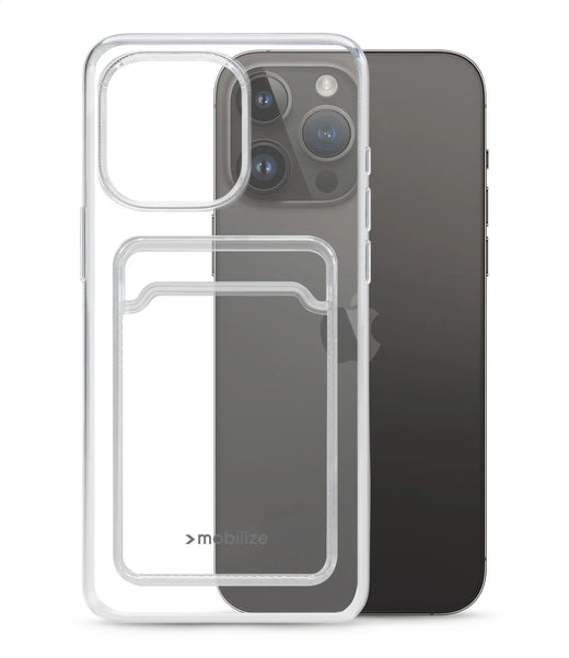 Mobilize Gelly Card Case Apple Iphone 14 Pro Max Clear - Essentify