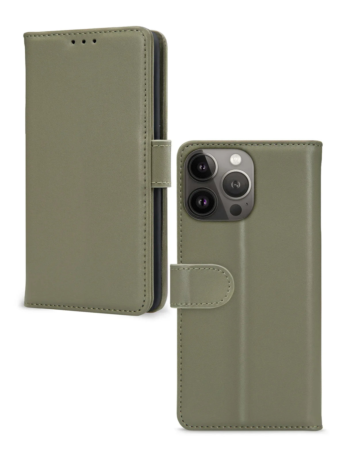 Mobilize Premium Gelly Wallet Book Case Apple Iphone 13 Pro Green - Essentify