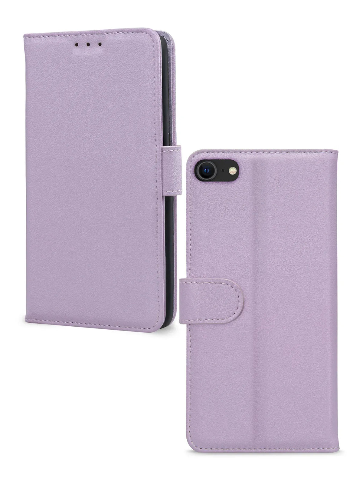 Mobilize Premium Gelly Wallet Book Case Apple Iphone 6/6S/7/8/Se (2020/2022) Purple - Essentify
