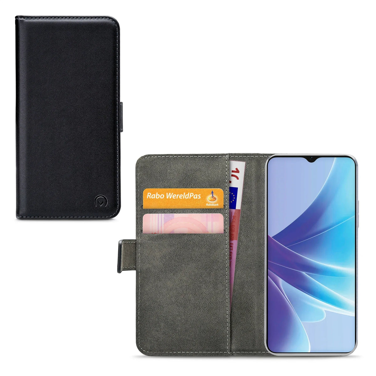 Mobilize Classic Gelly Wallet Book Case Oppo A57S 4G/A77S 4G Black - Essentify