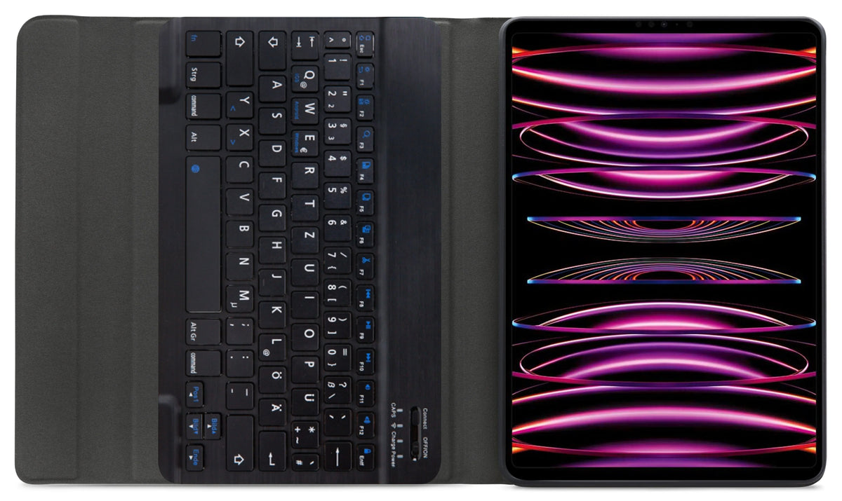 Mobilize Detachable Bluetooth Keyboard Case Apple Ipad Pro 12.9 (2022) Black Qwertz - Essentify