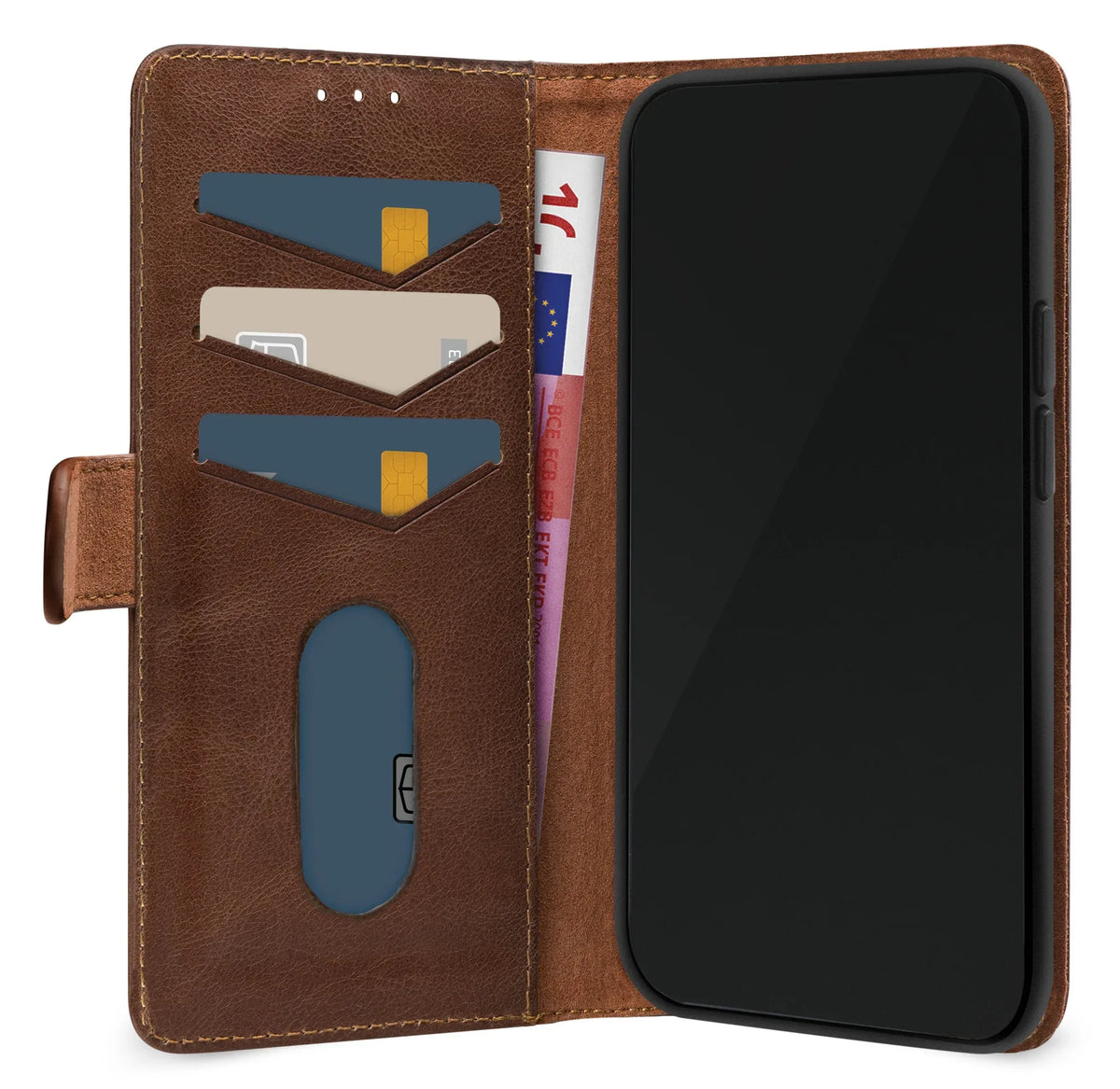 Mobilize Leather Wallet Apple Iphone 6/6S/7/8/Se (2020/2022) Brown - Essentify