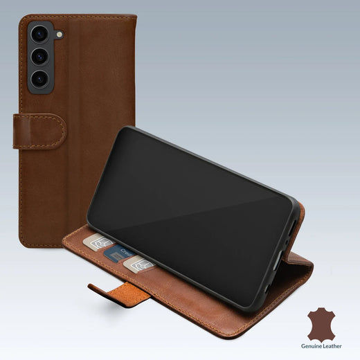 Mobilize Leather Wallet Samsung Galaxy S23 5G Brown - Essentify