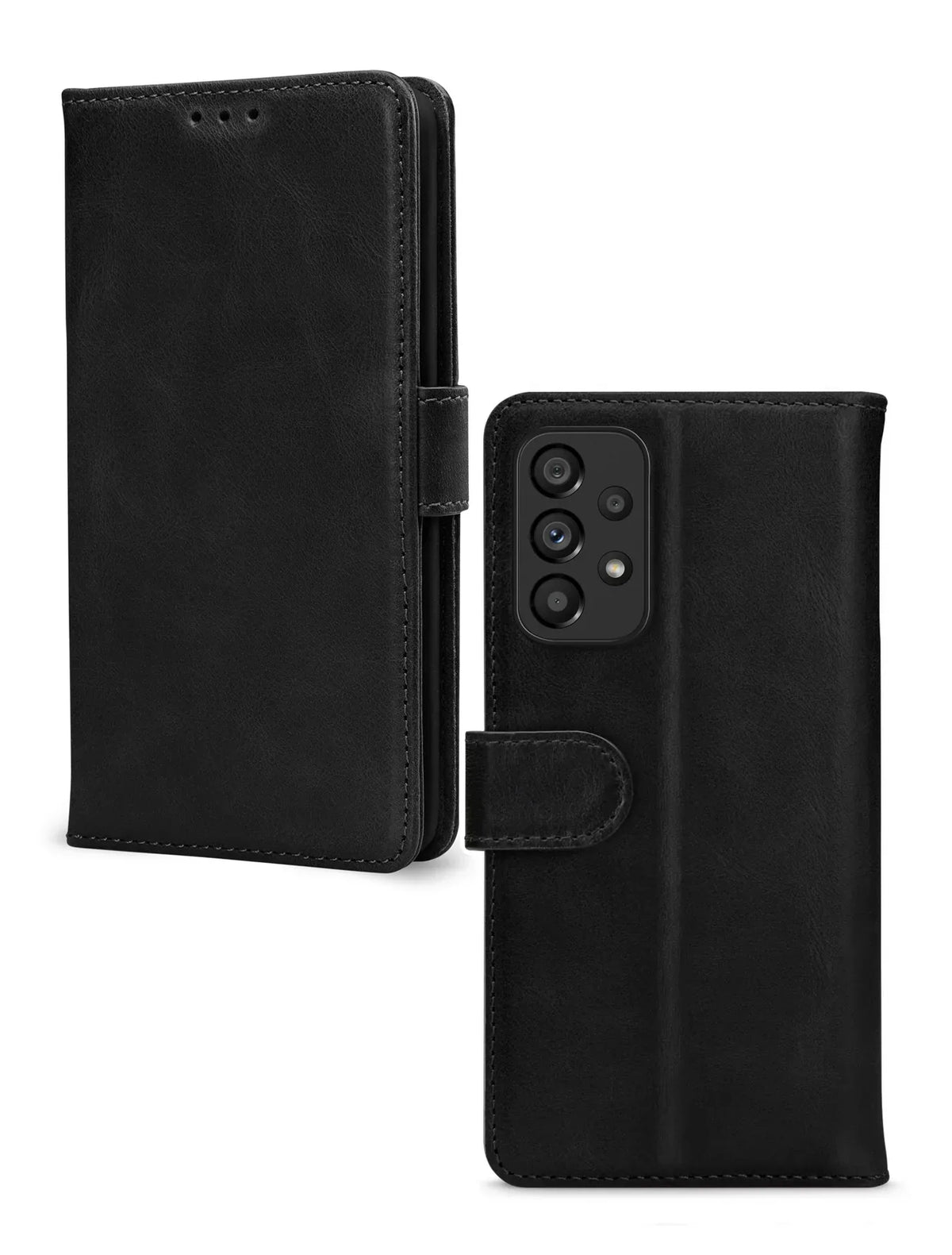 Mobilize Leather Wallet Samsung Galaxy A53 5G Black - Essentify