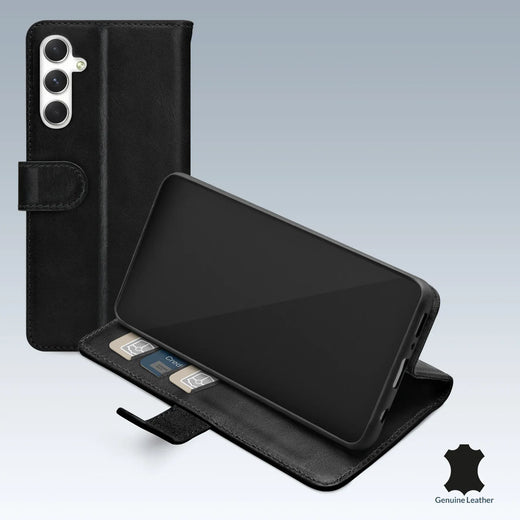 Mobilize Leather Wallet Samsung Galaxy A54 5G Black - Essentify