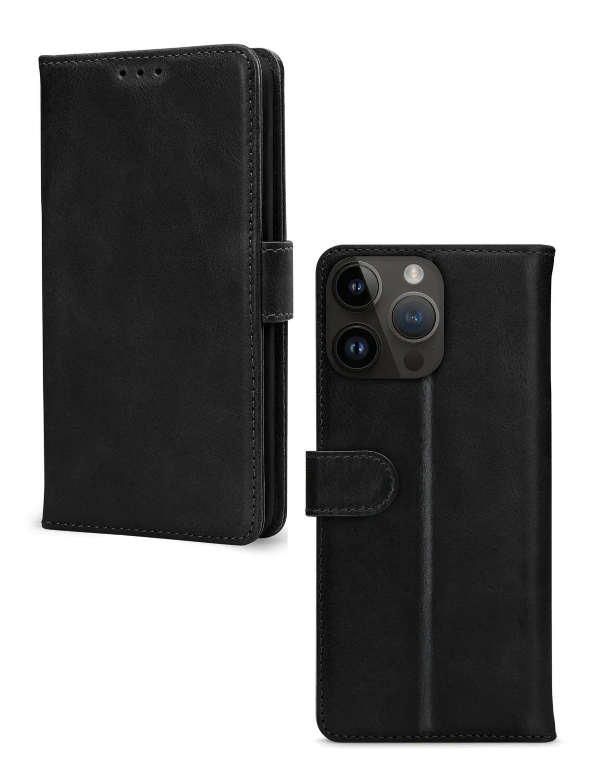 Mobilize Premium Gelly Wallet Book Case Apple Iphone 14 Pro Max Black - Essentify