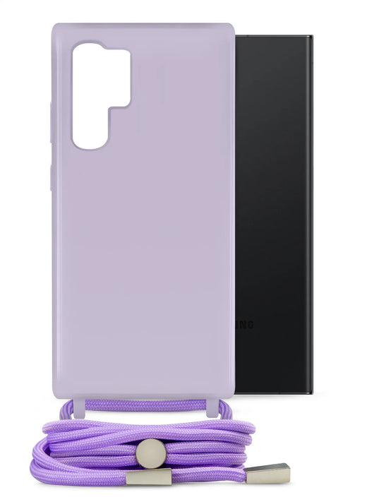 Mobilize Lanyard Gelly Case For Samsung Galaxy S23 Ultra 5G Pastel Purple - Essentify
