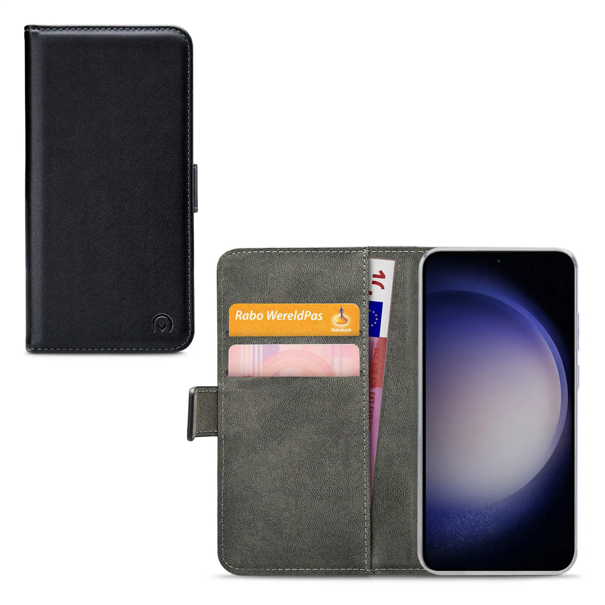Mobilize Classic Gelly Wallet Book Case Samsung Galaxy S23 5G Black - Essentify