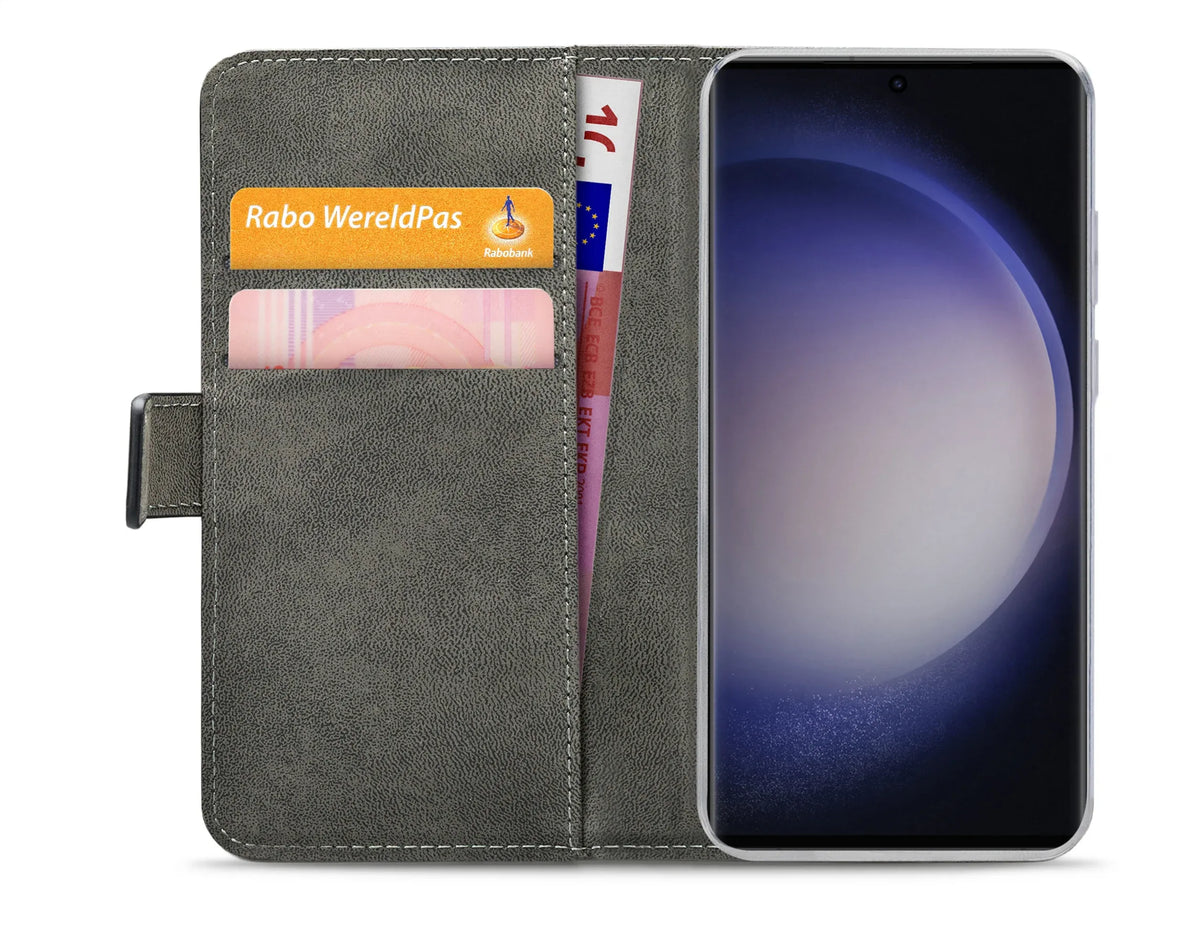 Mobilize Classic Gelly Wallet Book Case Samsung Galaxy S23 Ultra 5G Black - Essentify