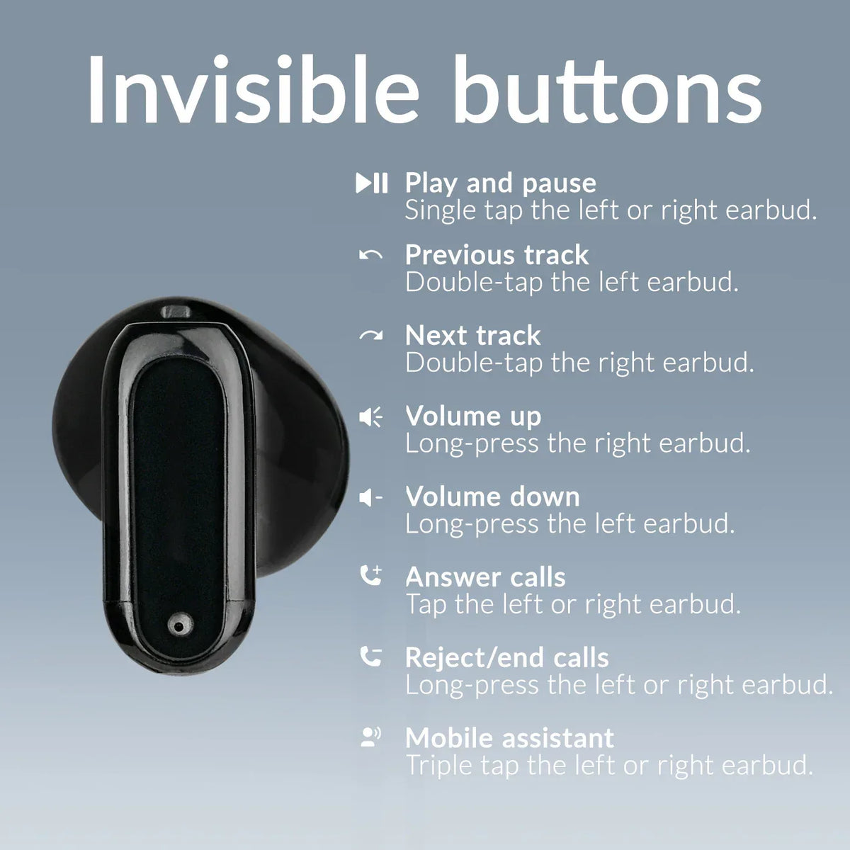 Mobilize Bluetooth Tws Earbuds Mini Black - Essentify