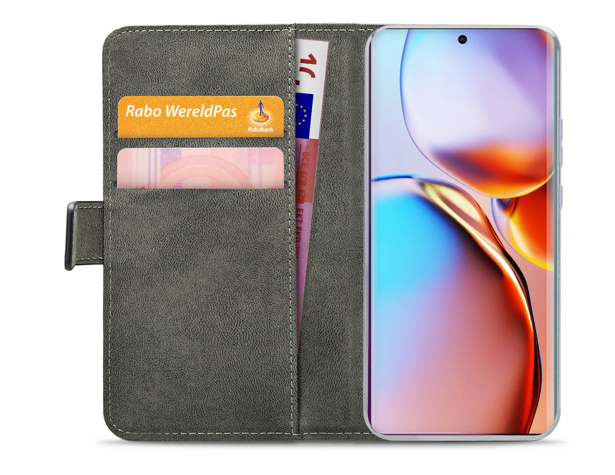 Mobilize Classic Gelly Wallet Book Case Motorola Edge 40 Pro Black - Essentify