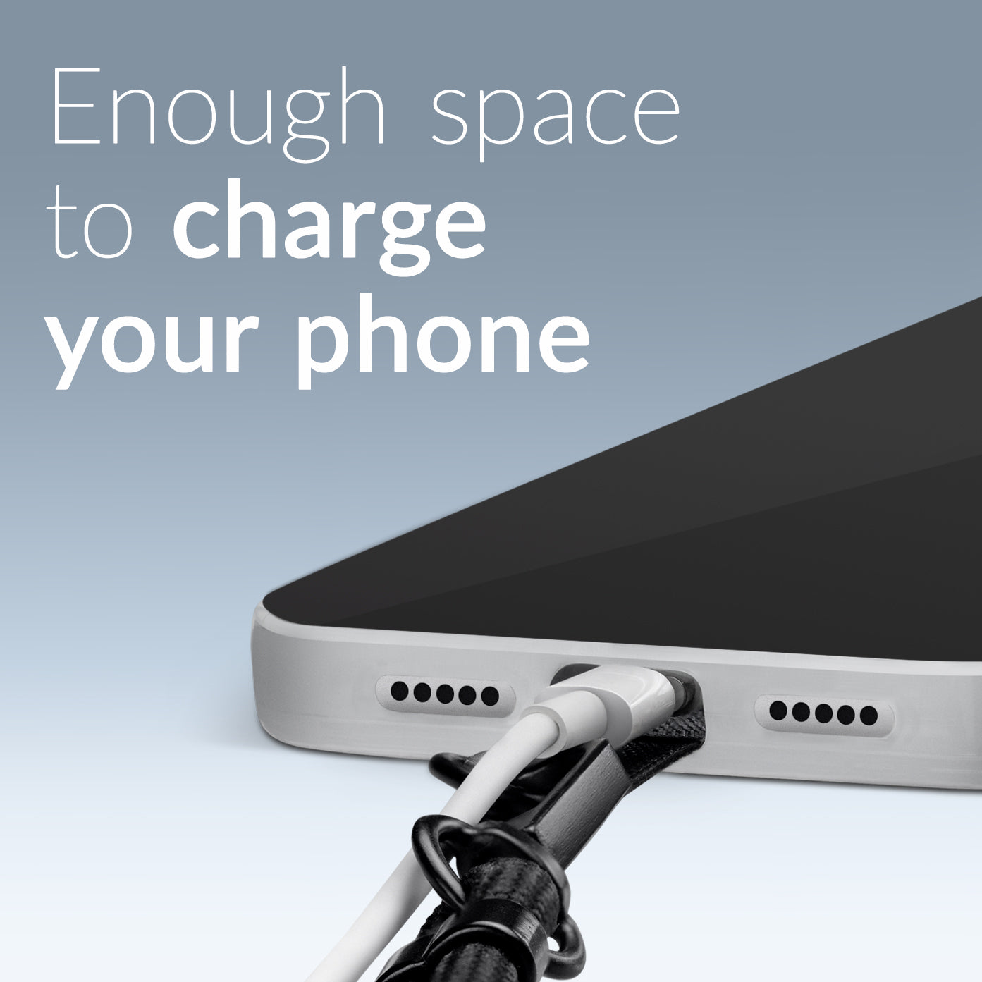 Mobilize Nylon Lanyard Grey