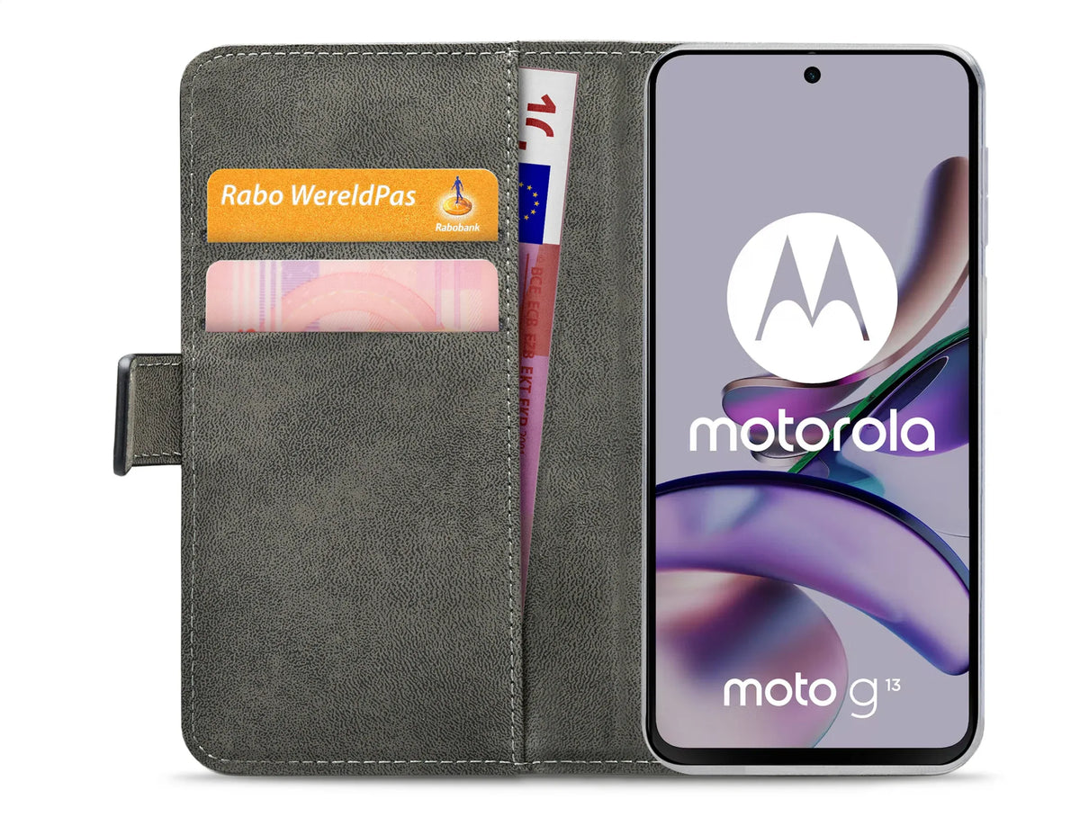 Mobilize Classic Gelly Wallet Book Case Motorola Moto G13 4G/G23 4G Black - Essentify