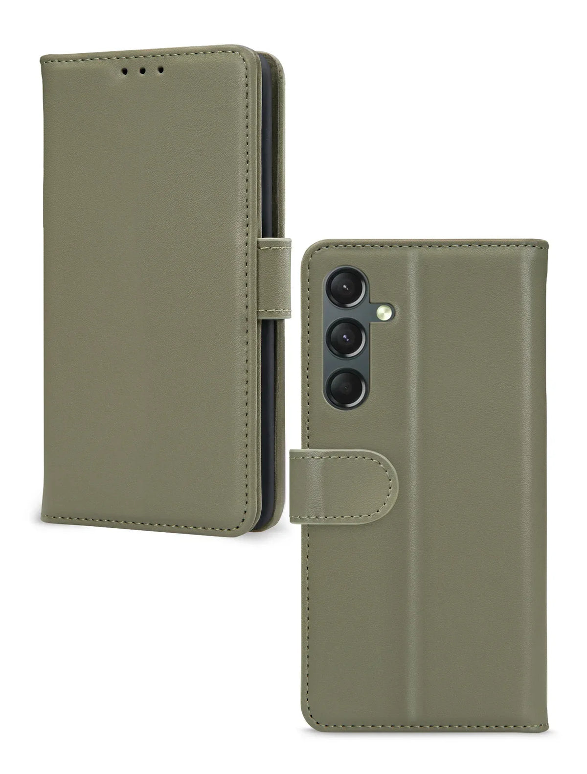 Mobilize Premium Gelly Wallet Book Case Samsung Galaxy A24 4G Green - Essentify