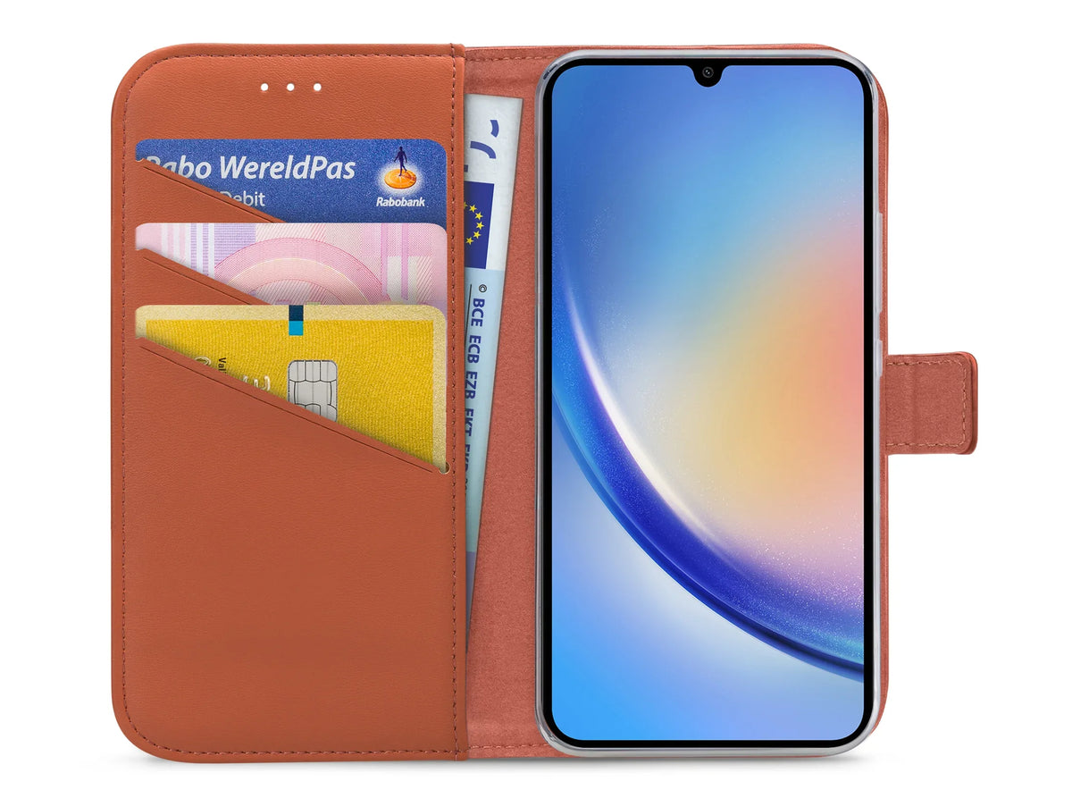 My Style Flex Wallet For Samsung Galaxy A14 4G/5G Rust Red - Essentify