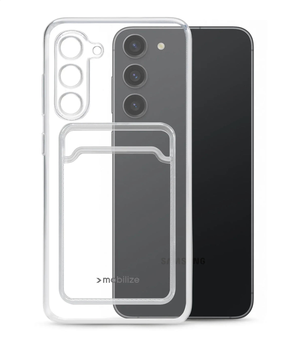 Mobilize Gelly Card Case Samsung Galaxy S23+ 5G Clear - Essentify