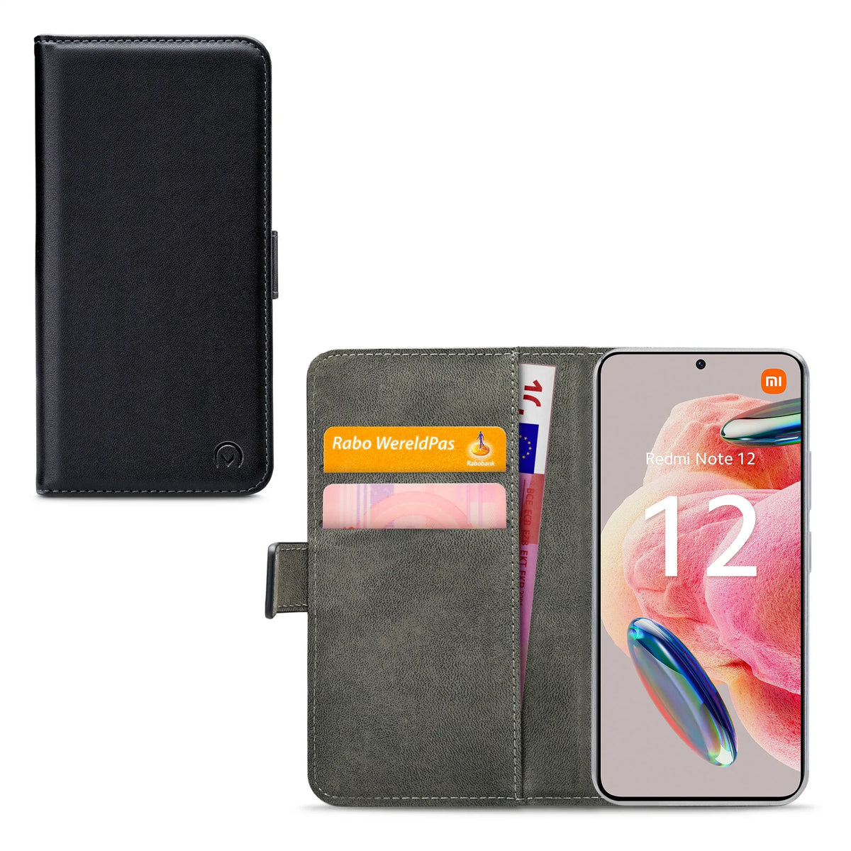 Mobilize Classic Gelly Wallet Book Case Xiaomi Redmi Note 12 4G Black - Essentify