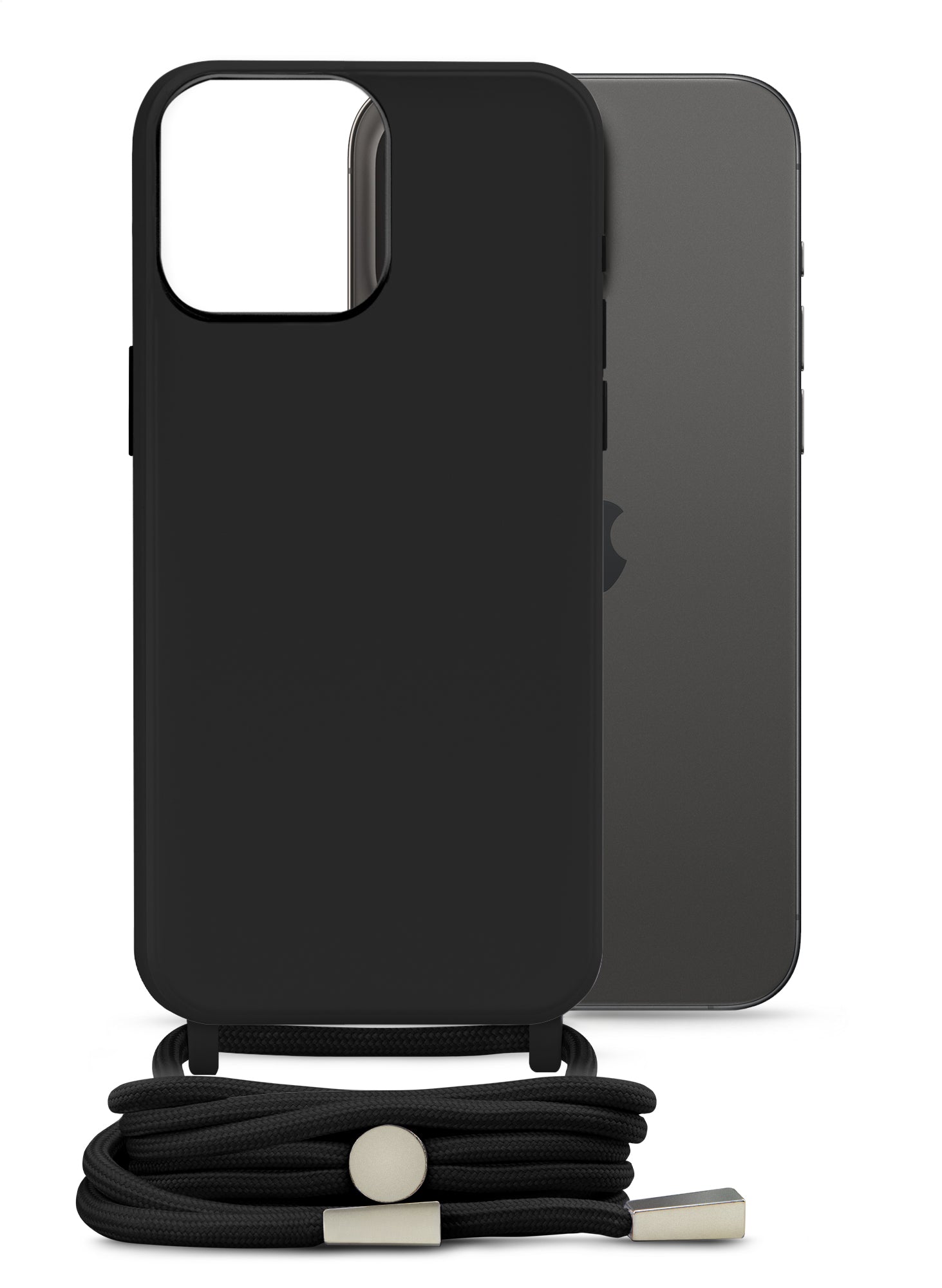 Mobilize Lanyard Gelly Case For Apple Iphone 15 Pro Max Black