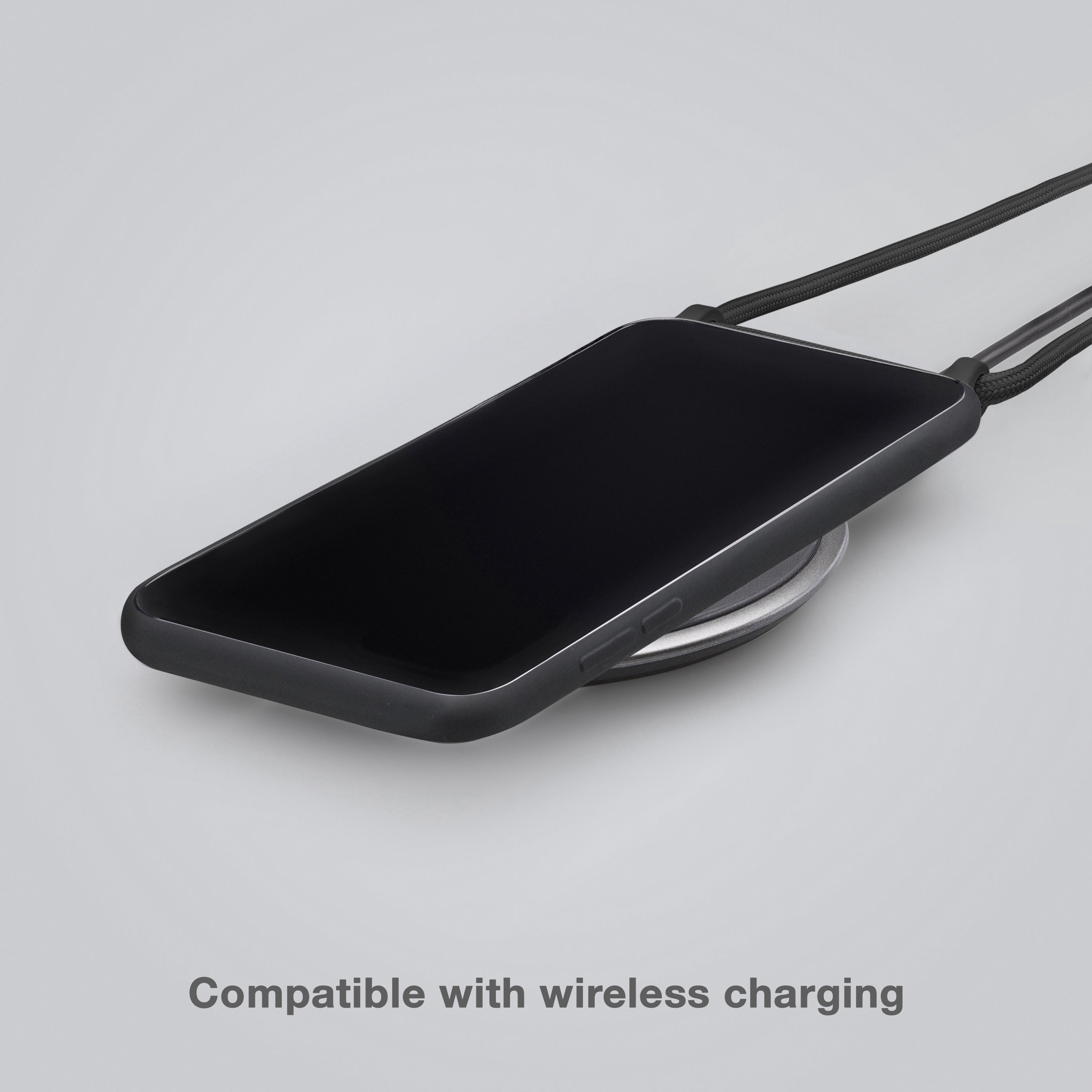 Mobilize Lanyard Gelly Case For Apple Iphone 15 Pro Max Black