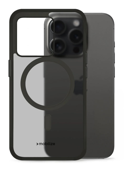 Mobilize Magsafe Compatible Hybrid Pro Case Apple Iphone 15 Pro Black - Essentify