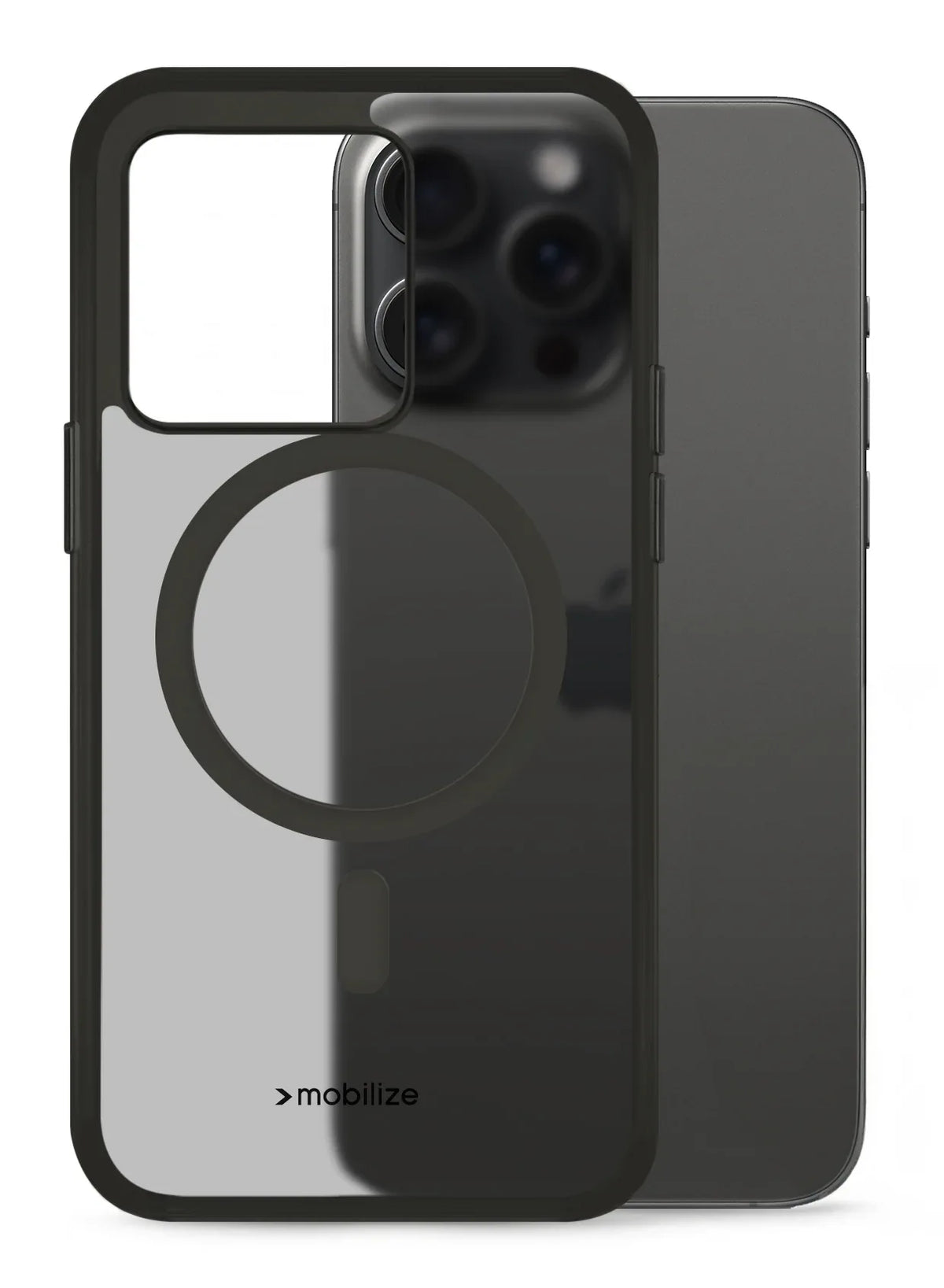 Mobilize Magsafe Compatible Hybrid Pro Case Apple Iphone 15 Pro Max Black - Essentify