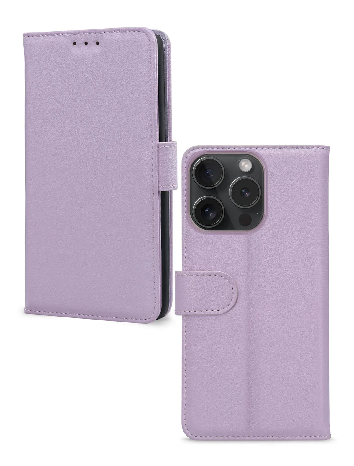 Mobilize Premium Gelly Wallet Book Case Apple Iphone 15 Pro Purple - Essentify