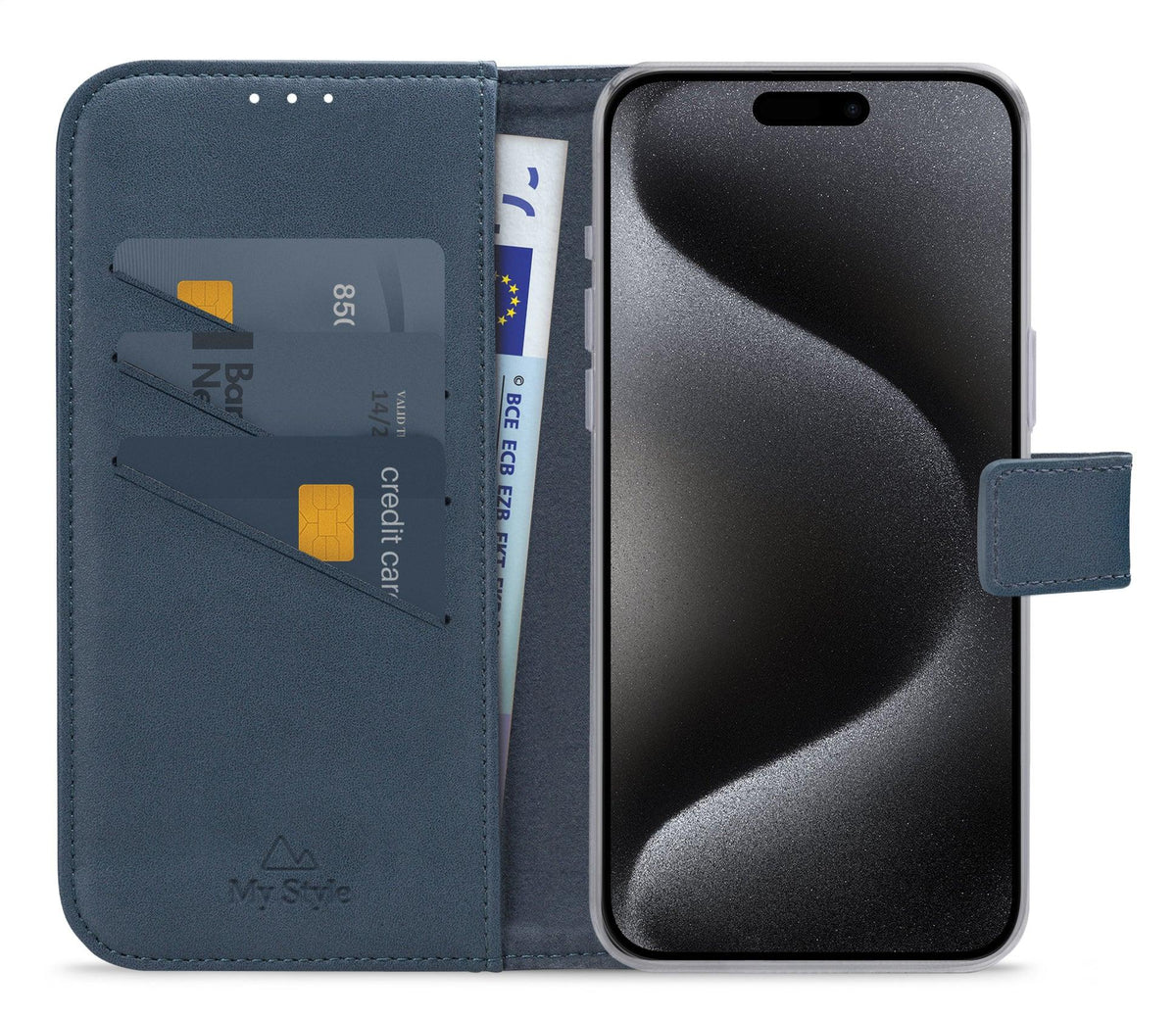 My Style Flex Wallet For Apple Iphone 15 Pro Max Ocean Blue - Essentify