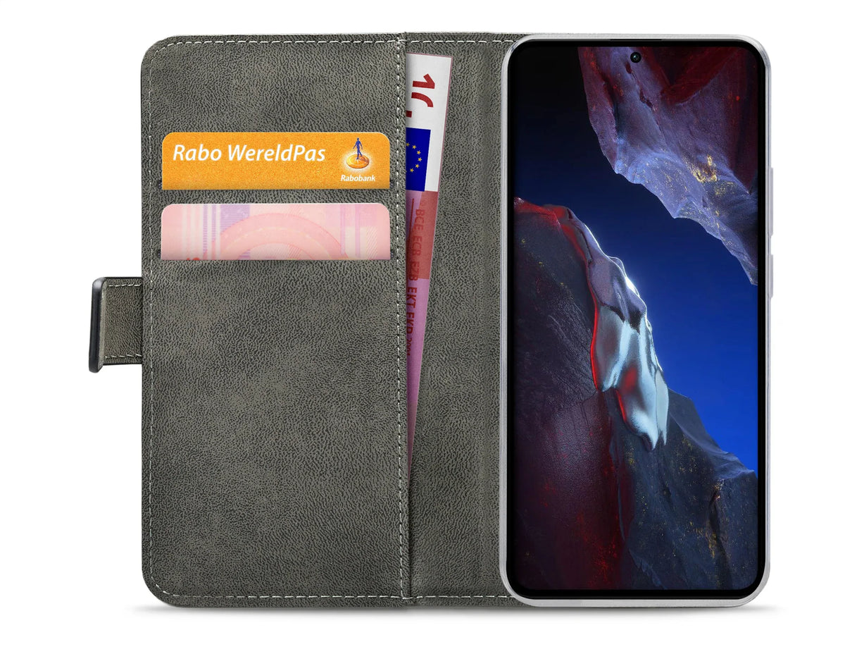 Mobilize Classic Gelly Wallet Book Case Xiaomi Poco F5 Pro 5G Black - Essentify