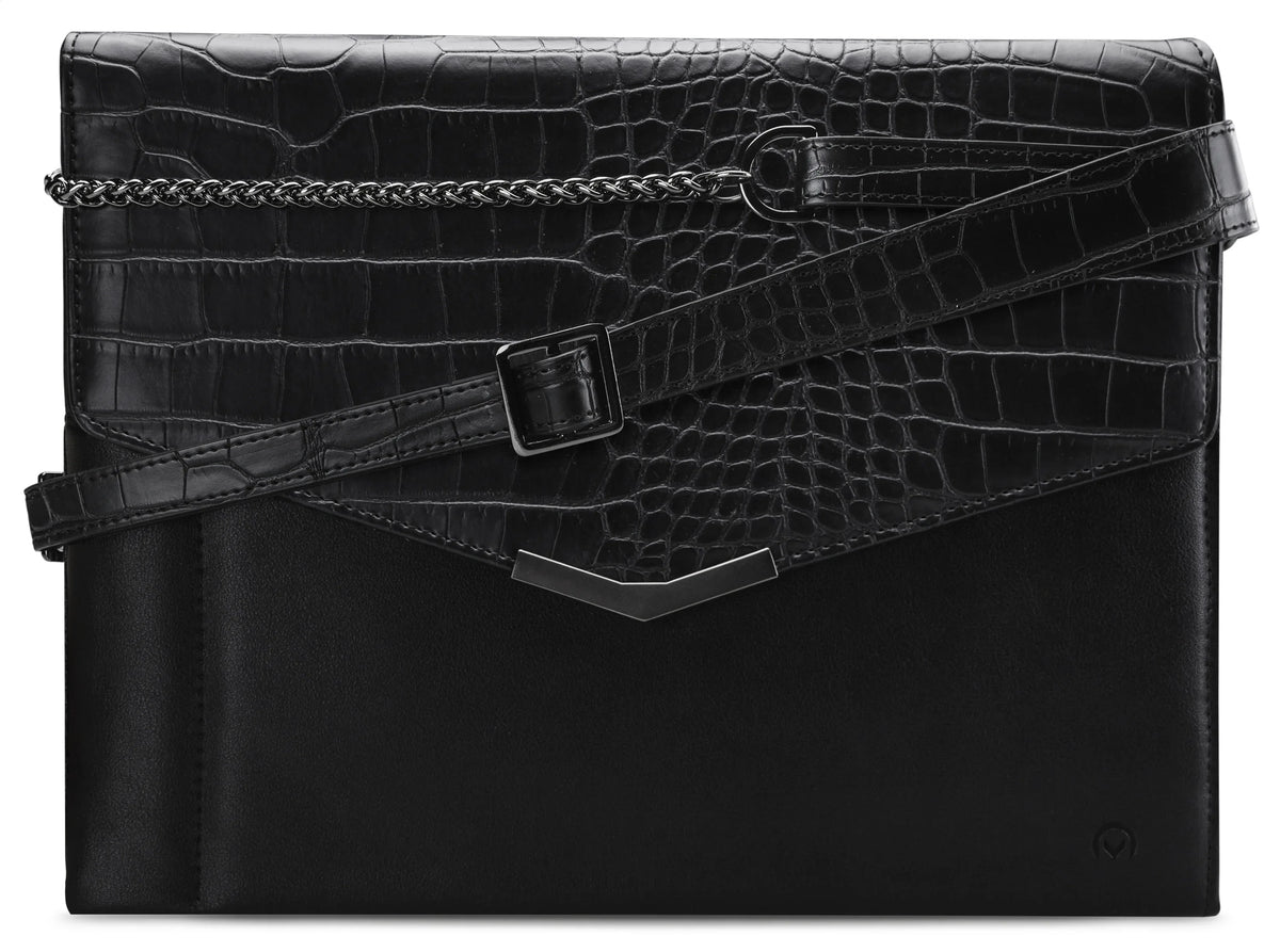 Mobilize Elegant Universal Tablet Clutch Black Croco - Essentify
