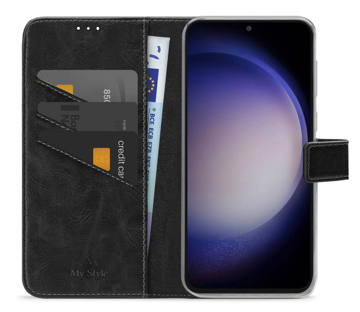 My Style Flex Wallet For Samsung Galaxy S23 Fe 5G Black - Essentify